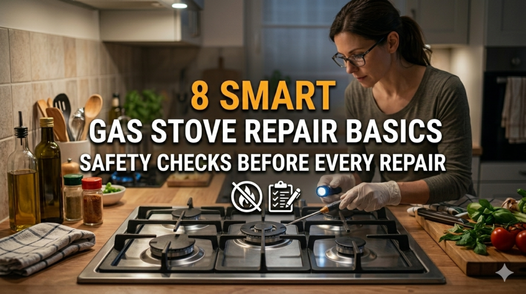 8 Smart Gas Stove Repair Basics Safety Checks Before Every Repair