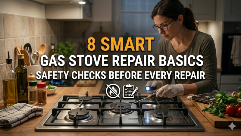 8 Smart Gas Stove Repair Basics Safety Checks Before Every Repair