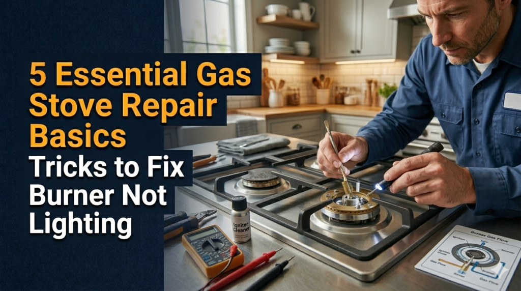 5 Essential Gas Stove Repair Basics Tricks to Fix Burner Not Lighting
