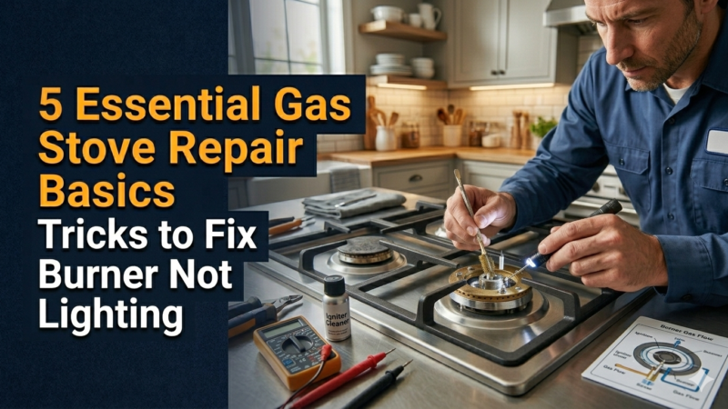 5 Essential Gas Stove Repair Basics Tricks to Fix Burner Not Lighting