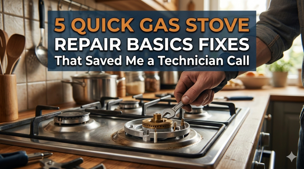 5 Quick Gas Stove Repair Basics Fixes That Saved Me a Technician Call