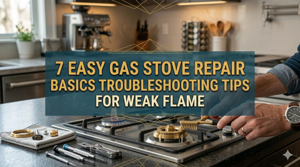 7 Easy Gas Stove Repair Basics Troubleshooting Tips for Weak Flame
