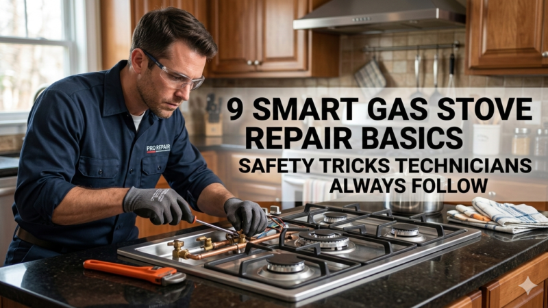 9 Smart Gas Stove Repair Basics Safety Tricks Technicians Always Follow