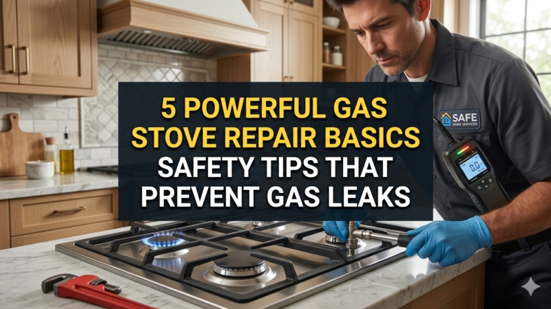 5 Powerful Gas Stove Repair Basics Safety Tips That Prevent Gas Leaks