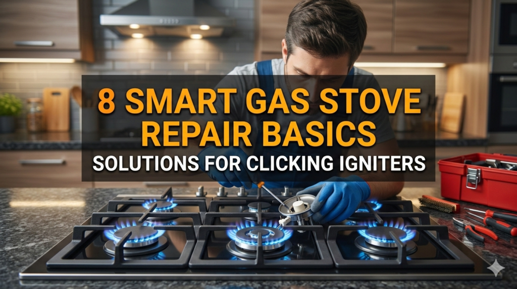 8 Smart Gas Stove Repair Basics Solutions for Clicking Igniters