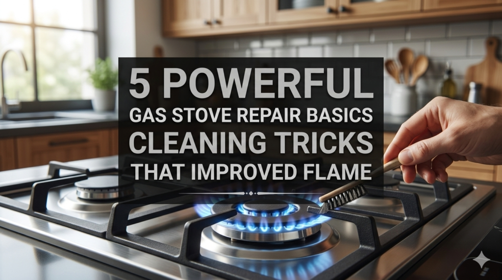 5 Powerful Gas Stove Repair Basics Cleaning Tricks That Improved Flame