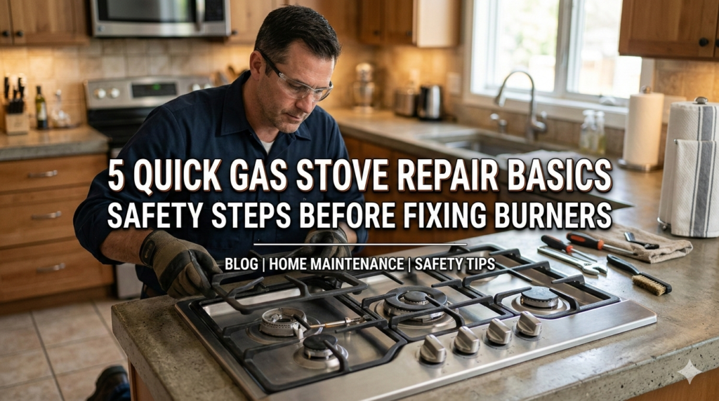 5 Quick Gas Stove Repair Basics Safety Steps Before Fixing Burners