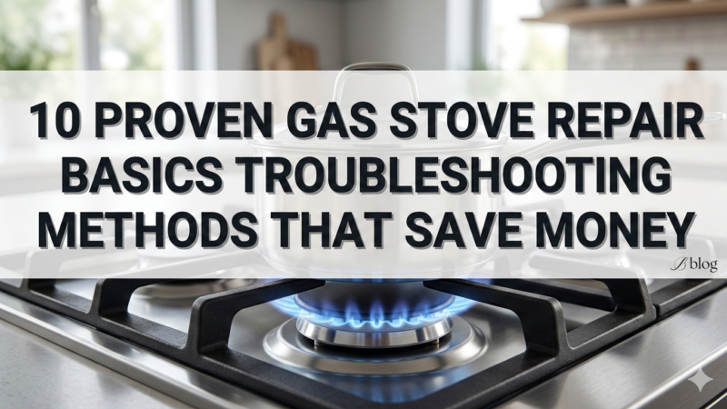10 Proven Gas Stove Repair Basics Troubleshooting Methods That Save Money