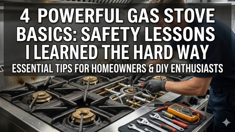 4 Powerful Gas Stove Repair Basics Safety Lessons I Learned the Hard Way
