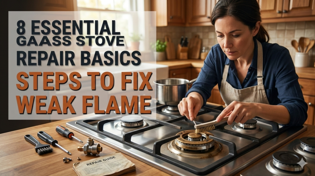 8 Essential Gas Stove Repair Basics Steps to Fix Weak Flame