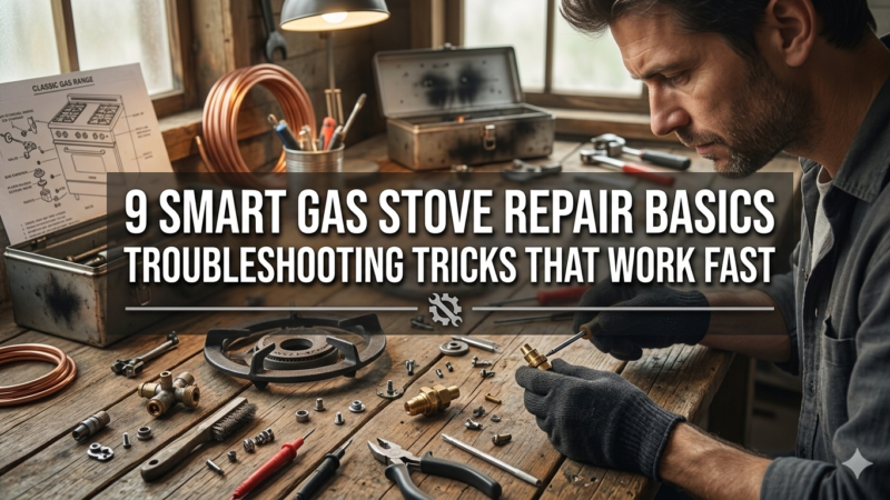 9 Smart Gas Stove Repair Basics Troubleshooting Tricks That Work Fast
