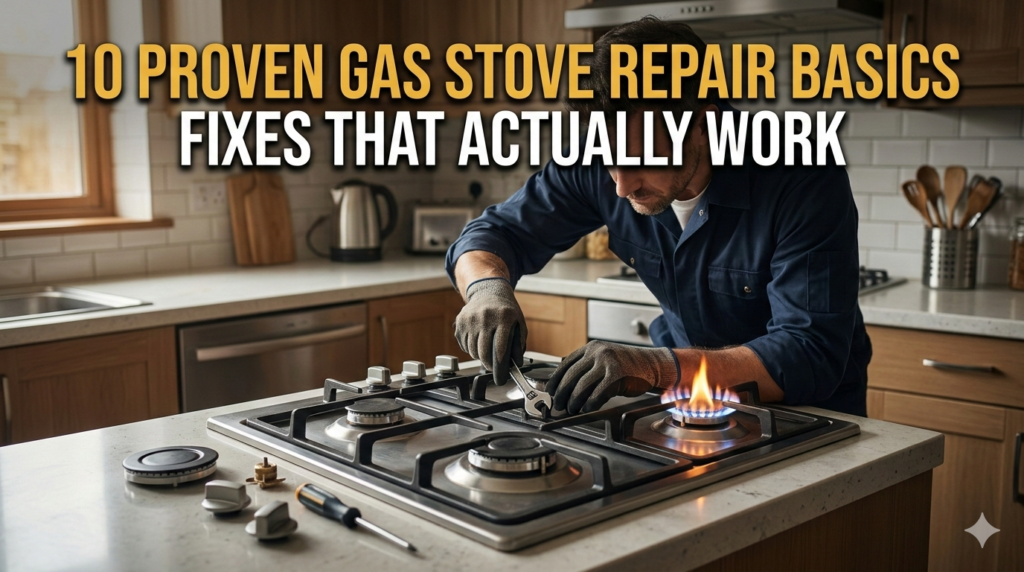 10 Proven Gas Stove Repair Basics Fixes That Actually Work