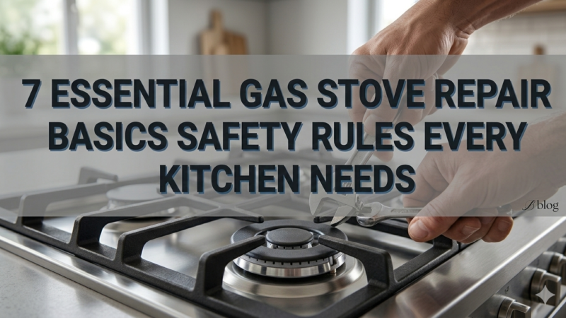 7 Essential Gas Stove Repair Basics Safety Rules Every Kitchen Needs