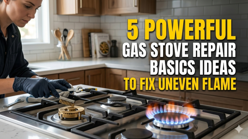 5 Powerful Gas Stove Repair Basics Ideas to Fix Uneven Flame