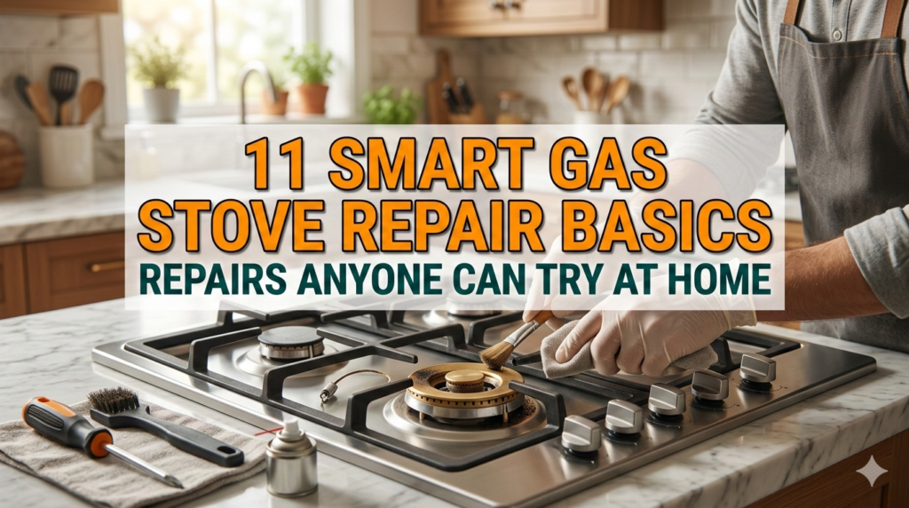 11 Smart Gas Stove Repair Basics Repairs Anyone Can Try at Home