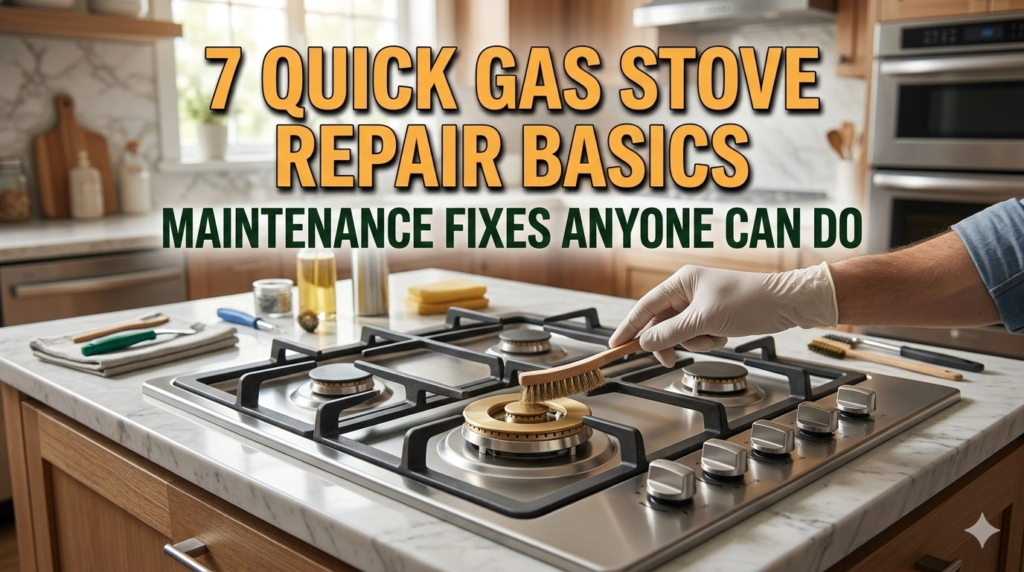 7 Quick Gas Stove Repair Basics Maintenance Fixes Anyone Can Do