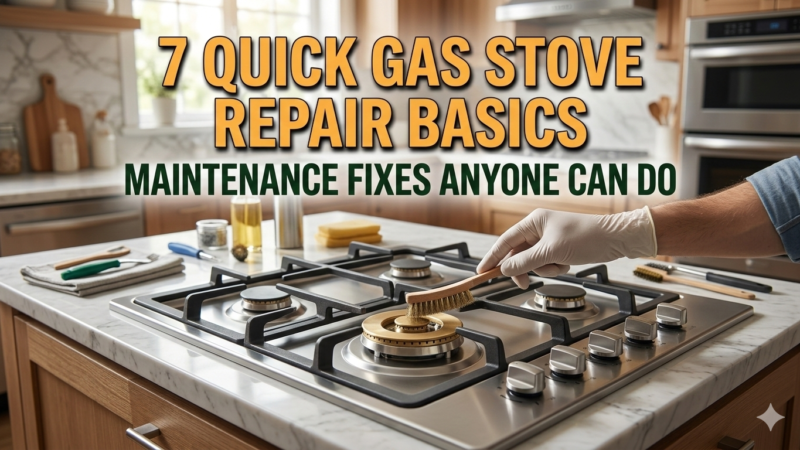 7 Quick Gas Stove Repair Basics Maintenance Fixes Anyone Can Do