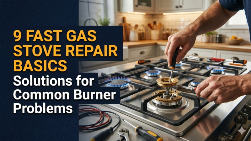 9 Fast Gas Stove Repair Basics Solutions for Common Burner Problems