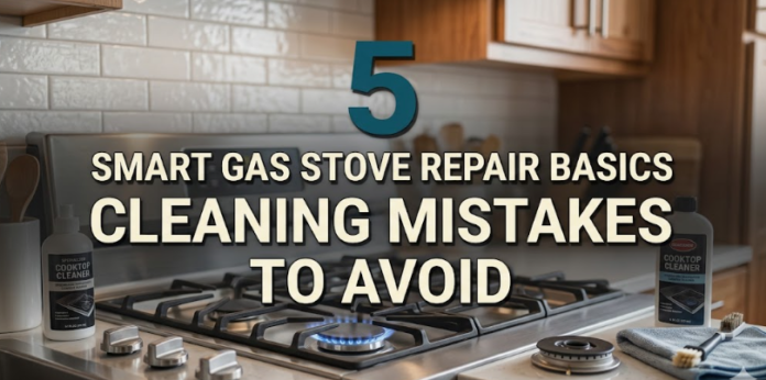 5 Smart Gas Stove Repair Basics Cleaning Mistakes to Avoid