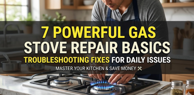 7 Powerful Gas Stove Repair Basics Troubleshooting Fixes for Daily Issues