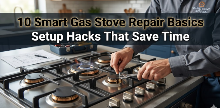 10 Smart Gas Stove Repair Basics Setup Hacks That Save Time
