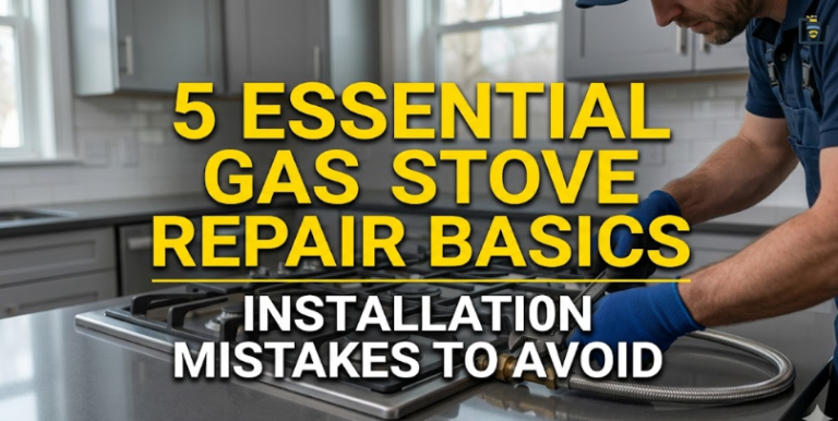 5 Essential Gas Stove Repair Basics Installation Mistakes to Avoid