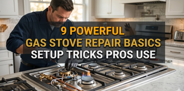 9 Powerful Gas Stove Repair Basics Setup Tricks Pros Use