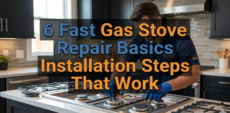 6 Fast Gas Stove Repair Basics Installation Steps That Work